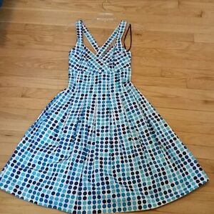 Calvin Klein Blue Polka Dot dress